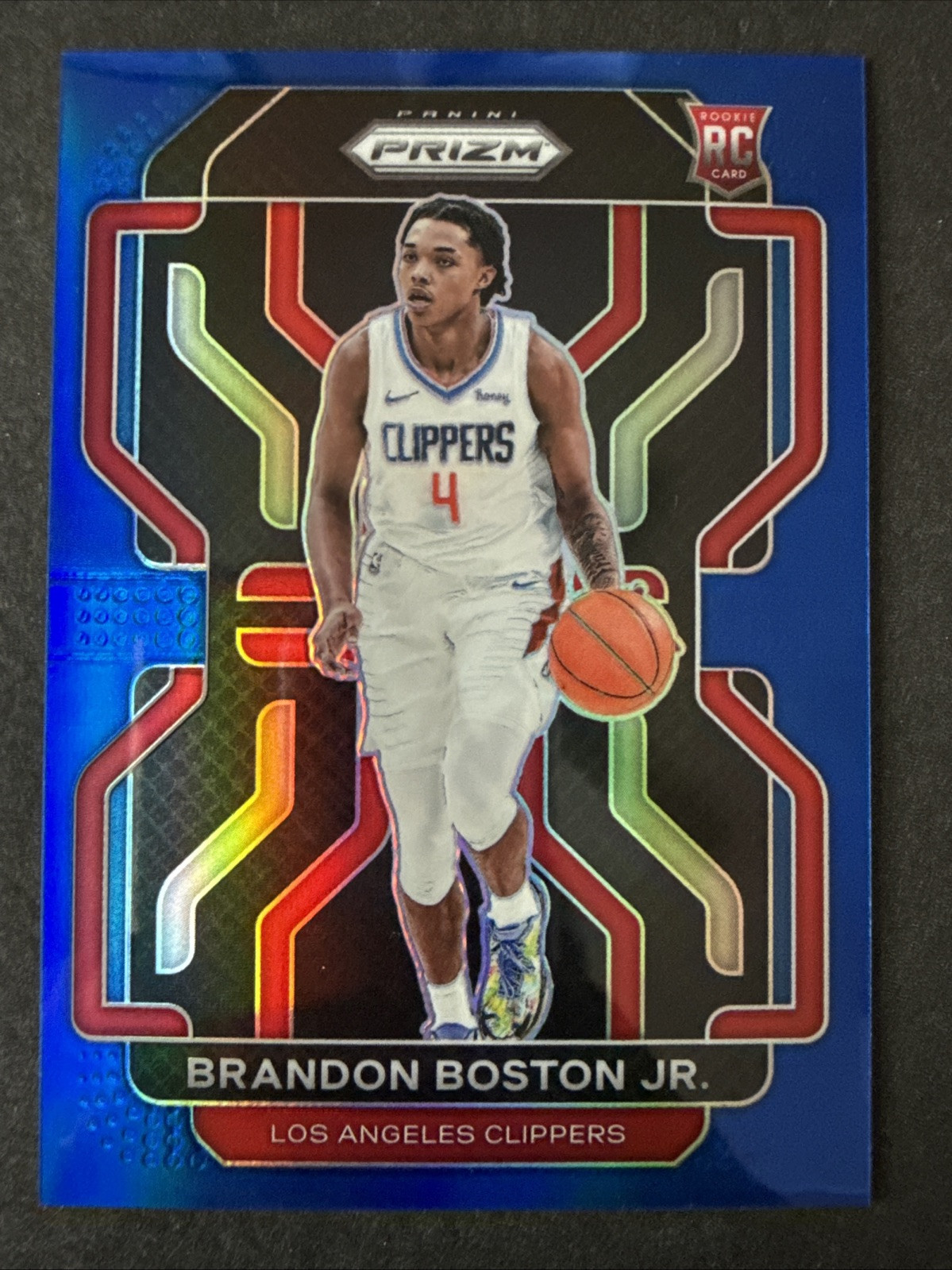 Brandon Boston Jr. Rookie Card RC 2021 Prizm Blue Prizm /199 #330