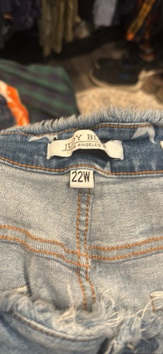 Judy blue Size 22 Star Print jeans Ruff Hewn
