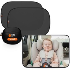 Car Window Shades  Baby Car Bundle: Baby car mirror  Car window shades