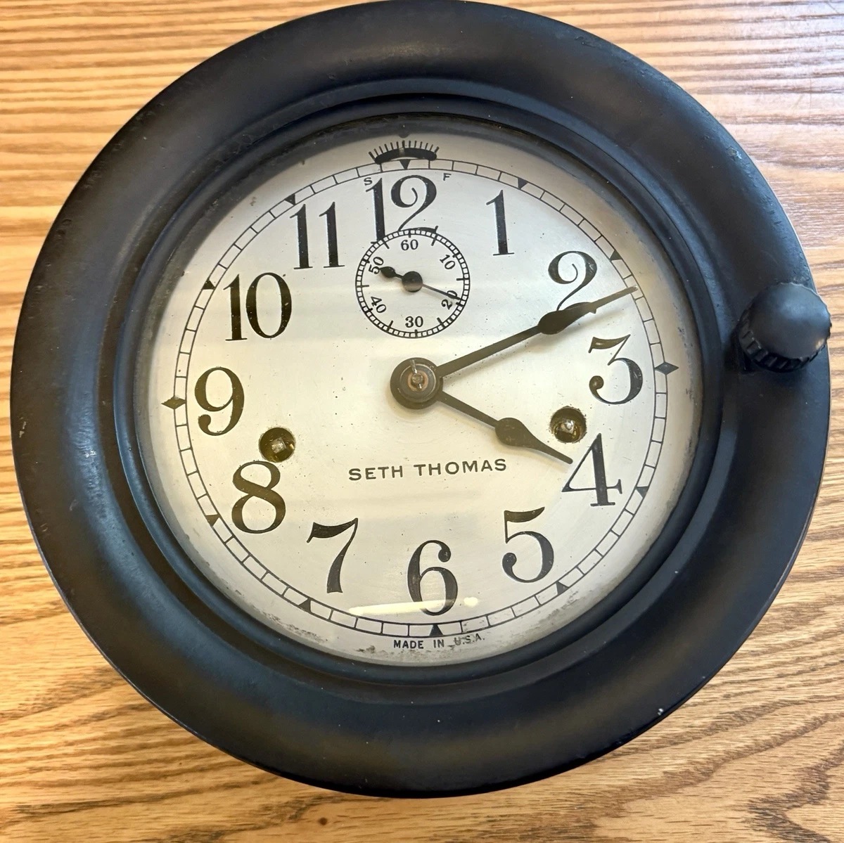 インテリア時計 Seth Thomas US MARITIME COMMISSION インテリア時計 Seth Thomas US MARITIME COMMISSION Vintage Seth