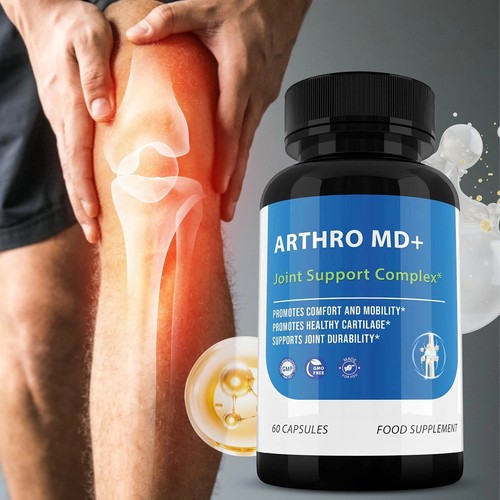 ARTHRO MD+ Supporto Articolazioni e Cartilaginee - Integratore Alimentare Collagene Marino 60 Capsule - Foto 3 di 12