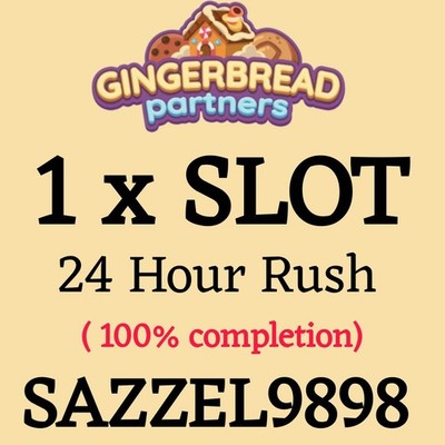 1 x Rush Slot (24 Stunden ) - Gingerbread Partners Event | Monopoli _Go! 