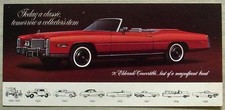 CADILLAC ELDORADO CONVERTIBLE USA Car Colour Postcard For 1976
