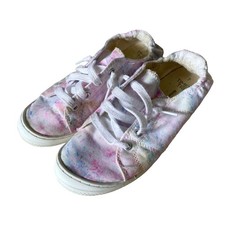 Time and Tru Tie Dye Sneakers Womens 7 Memory Foam Scrunch Back Casual Shoes
