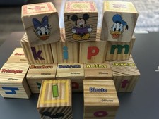 Disney Vintage Wooden Blocks Set 22 Pieces