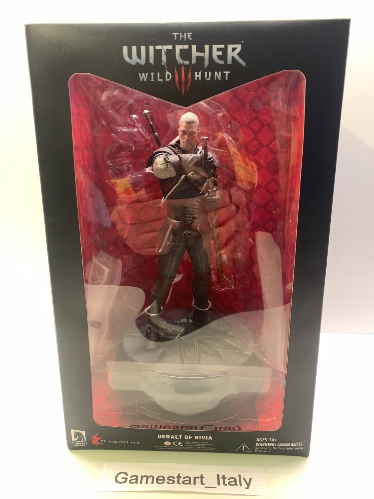 GERALT OF RIVIA STATUA THE WITCHER 3 WILD HUNT DARK HORSE DELUXE - NUOVO NEW