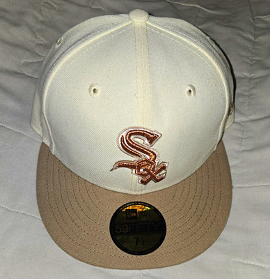 New Era 59FIFTY Chicago White Sox MLB Fitted Cap White/Brown 7 1/4