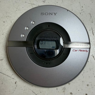 Sony Walkman D-EJ106CK Silver G-Protection Digital Mega Bass Portable CD Player
