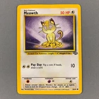 Meowth 56/64 Jungle Common Pokemon Card WOTC Vintage 1999 English Cat MP