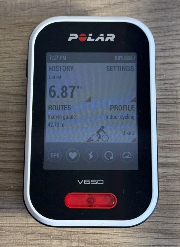 Polar V650 GPS Fahrradcomputer - nur Gerät - HR Bundle fähig - Bild 2 von 4