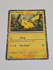 McDonald's Pikachu Holo Foil Happy Meal Promo Card 002/015m24 en 2024
