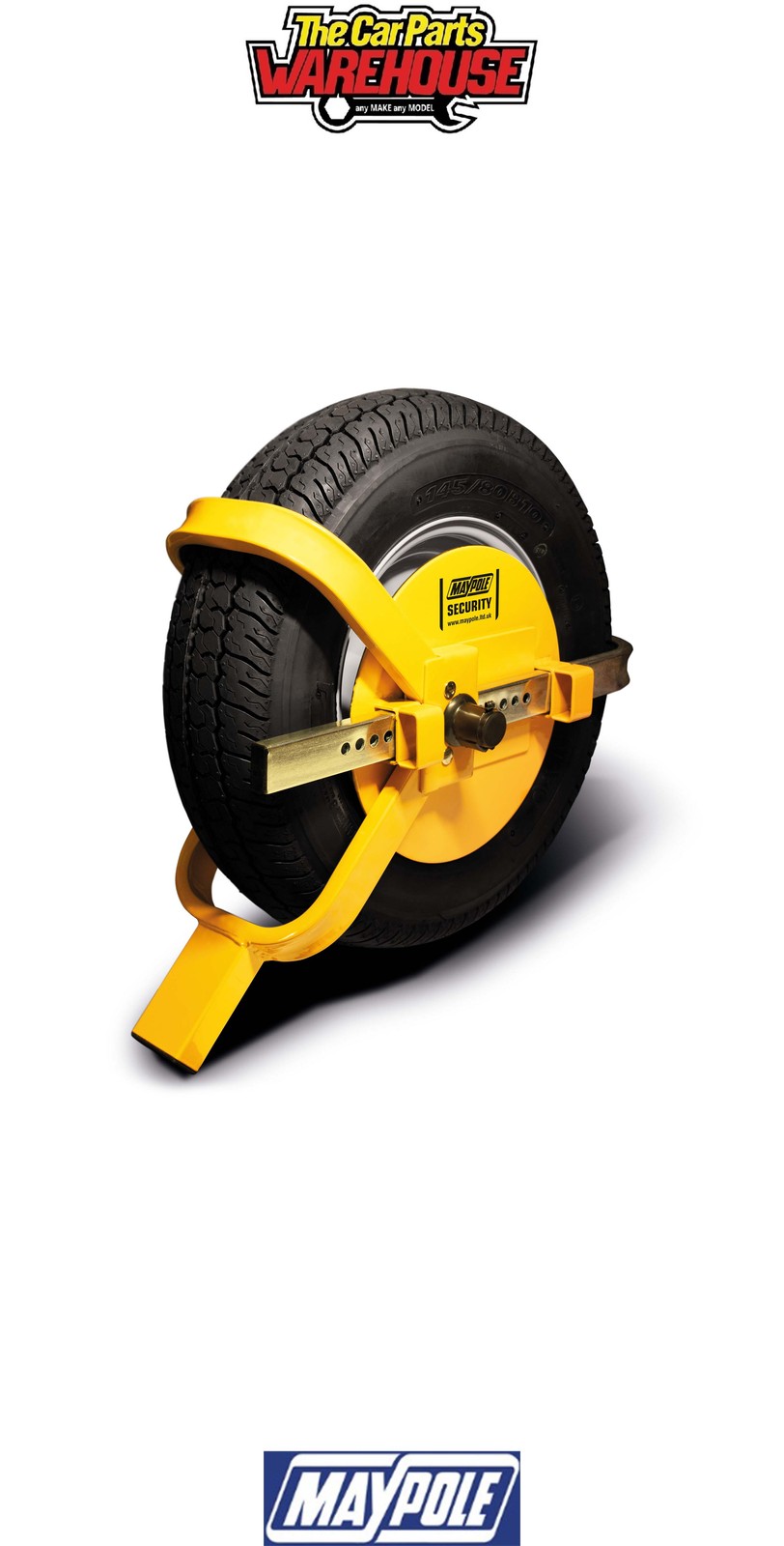 Maypole 9061 8""-10"" Trailer Wheel Clamp