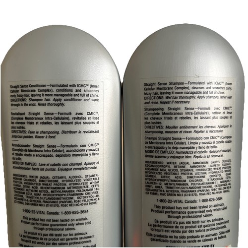 Straight Sense Shampoo & Conditioner Duo Senscience 10.2 fl oz each - Picture 2 of 2