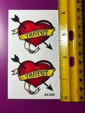 Bride of Chucky TIFFANY Tattoo Heart - Temporary Tattoos