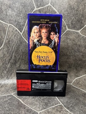 Hocus Pocus (1994) VHS RARE DISNEY Bette Midler 1993 TESTED & WORKING -Rental