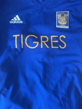 Tigres UANL Soccer Jersey Men's Medium Liga MX Football Shirt Yellow Blue