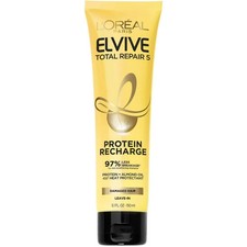 L'Oreal Elvive Total Repair 5 Protein Recharge Leave In Conditioner 5.1 Fl Oz