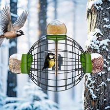 LONA Squirrel Proof Bird Feeding Cage for Out...
