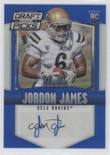 2015 Panini Prizm Collegiate Draft Picks Blue /75 Jordon James #204 Auto 3c7