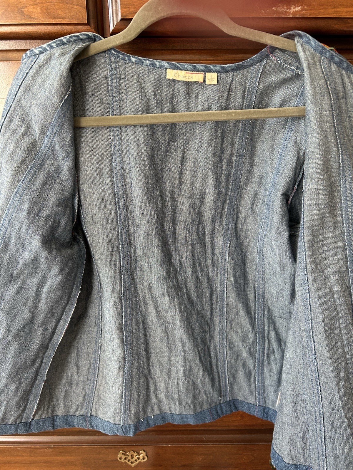 Choice Women's Basic Abstract Rainbow Jacket Size… - image 3