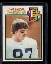1979 Topps #460 Dave Casper Cream Colored Back