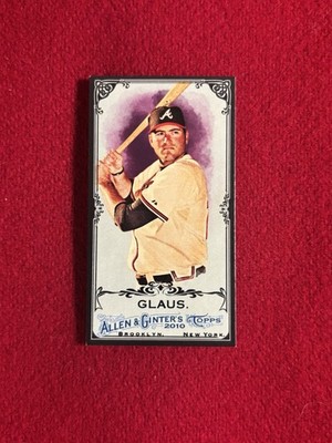 2010 Topps Allen & Ginter Mini Black Border #329 Troy Glaus Braves SP (NM)