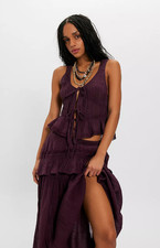 Free People Bare Bliss Skirt Set, Fig