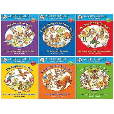 Aesops Fables Easy Readers Collection 6 Books Set By Val Biro (The Fo | Val Biro