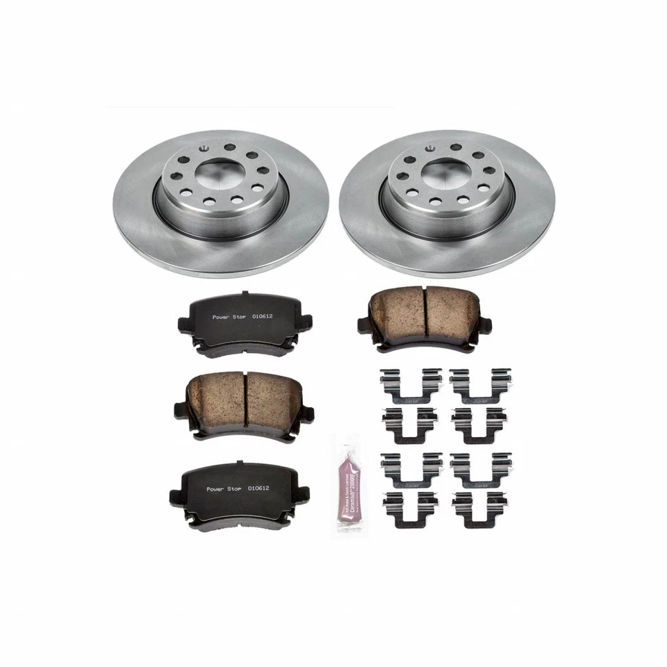 Kit de frenos Power Stop para Volkswagen Tiguan 2009 2010 trasero Autospecialty Foto 2 de 4