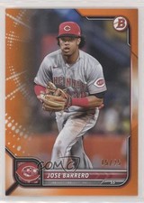 2022 Bowman Orange Border 15/25 Jose Garcia Jose Barrero #74 z4k