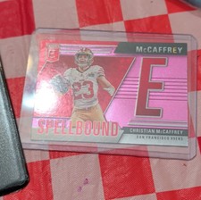 2024 Panini Donruss Elite Christian McCaffrey Spellbound Pink #19 49ers