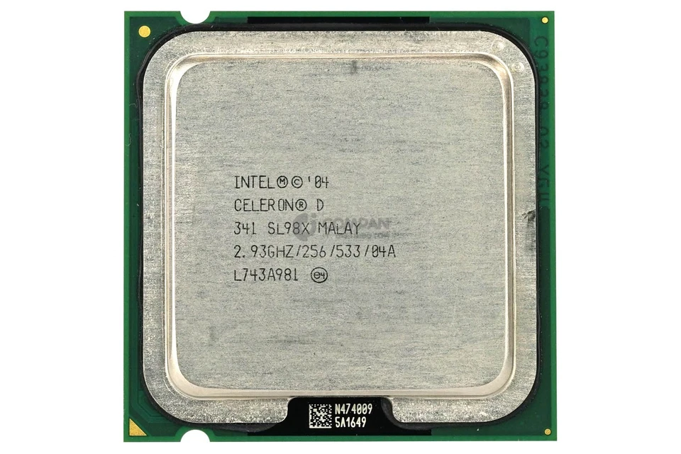 SL98X INTEL CELERON D 341 2.93GHZ 256KB CACHE CPU - D341 - Image 2 of 4