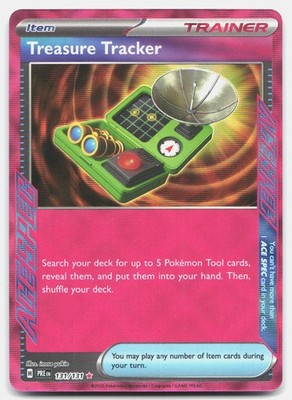 Treasure Tracker 131/131 ACE SPEC Rare Prismatic Evolutions Pokemon Near Mint