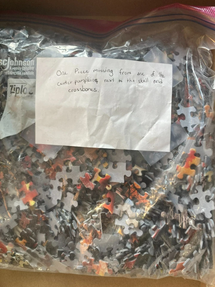 Rompecabezas - 1000 piezas - Rompecabezas eurográfico - Pieza faltante - Halloween Foto 3 de 4