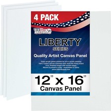 U.S. Art Supply 12 X 16 inch Professional Artist Quality Acid Free Canvas Panel