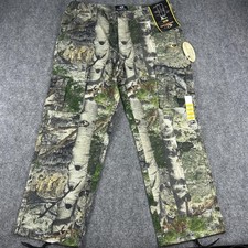 Mossy Oak Cargo Pants Mens XL 40/42 Camo Hunting Outdoor Cotton Blend Workwear
