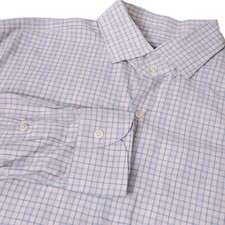 Proper Cloth Purple Shirt Mens XL 46 Oxford Dress Button Up