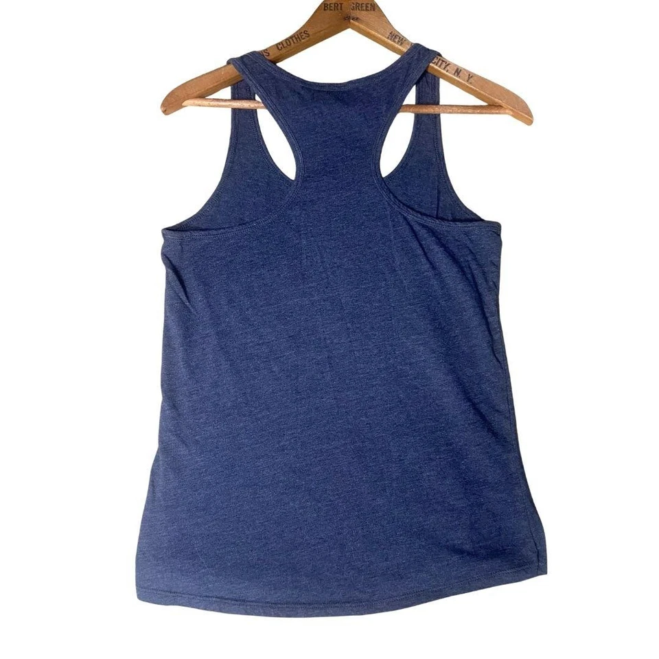 Camiseta sin mangas Chin Up para mujer pequeña gris espalda deportiva correrá para vino camiseta de entrenamiento Foto 3 de 3