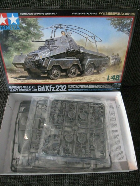 Sd.Kfz 232 Schwerer 8-Rad PanzerspäHwagen Von Tamiya Im MaßStab 1:48 *Neu*-image
