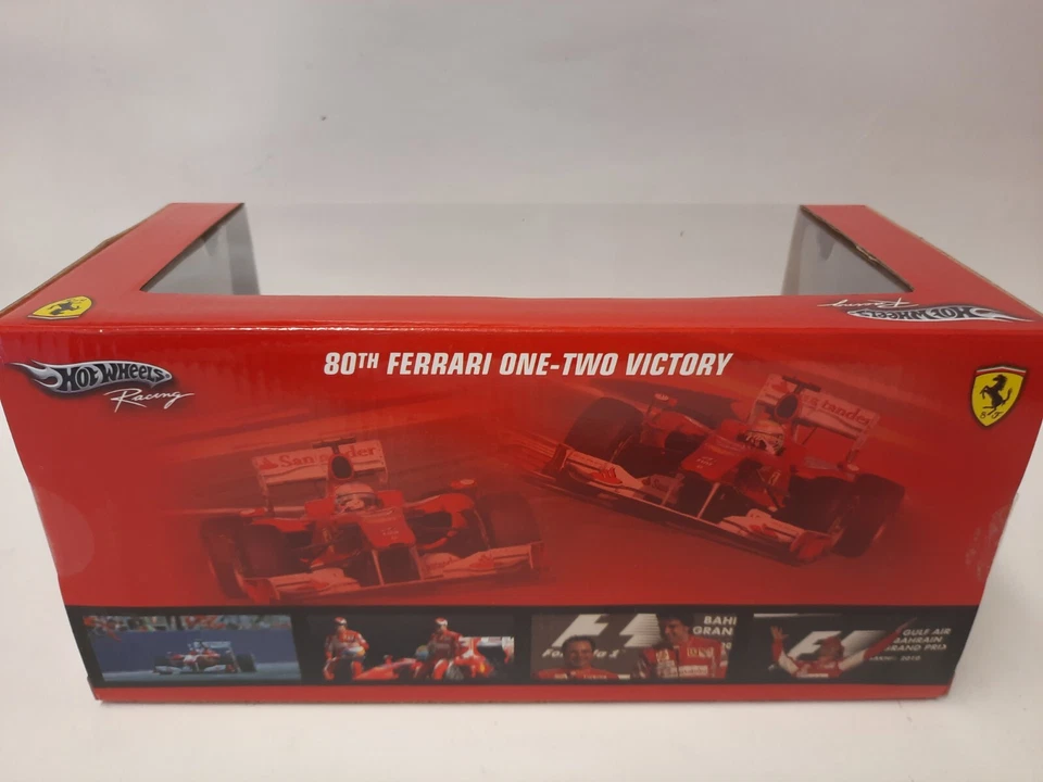 Hot Wheels Set Ferrari F10 Alonso + Massa Victory Bahrain Gp 2010 1/43 V7423 - Bild 3 von 4