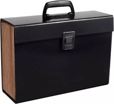 Image of Expanding A4 Paper File Box Organiser Documents Foolscap Folder 13 Or 19 Pockets
