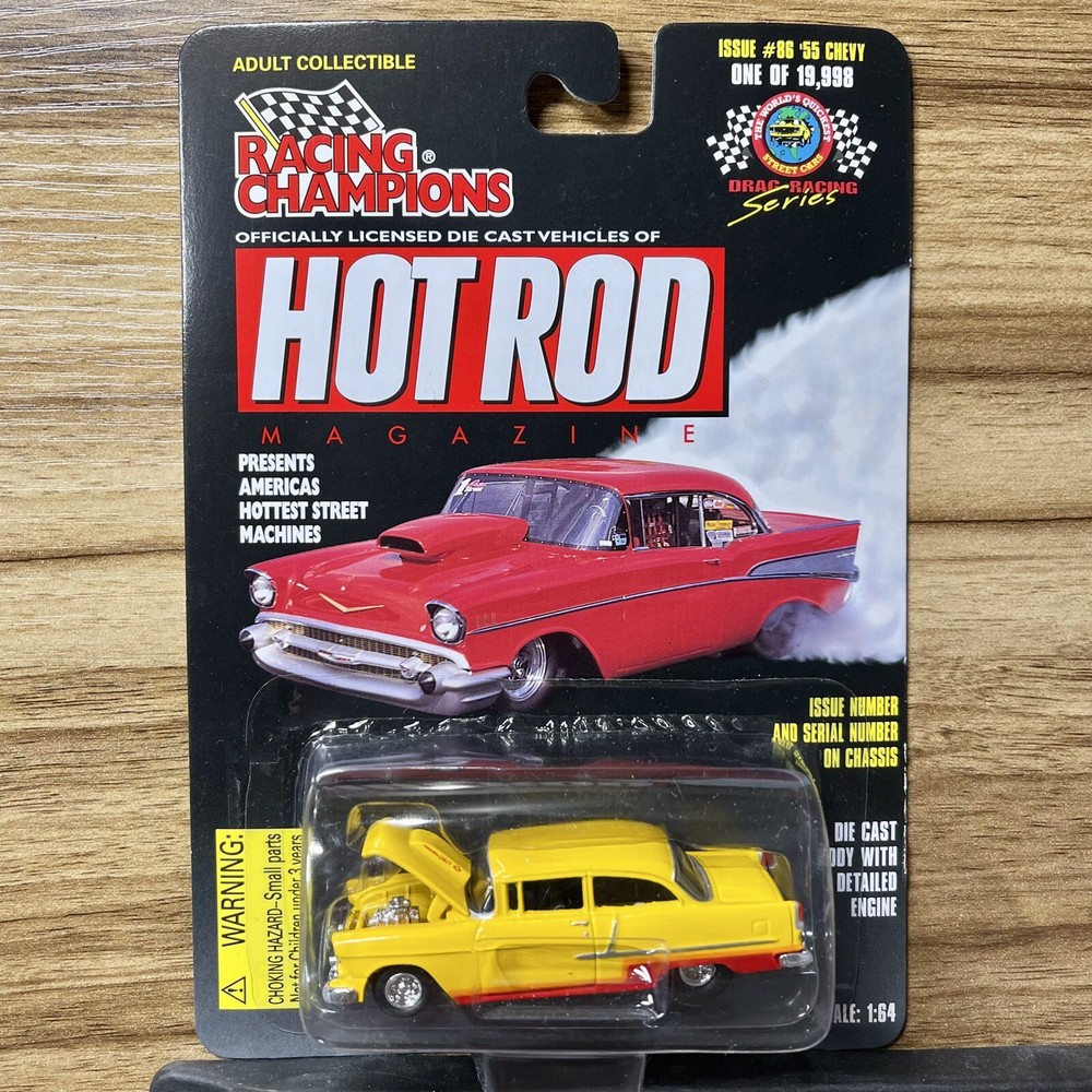 Racing Champions Hot Rod Drag Racing Issue #86 ‘55 Chevy New 1998