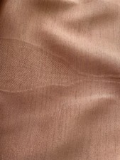 Vorhang Schal Gardine Stoff Meterware Farbe Rost Rot Breite 1,50m Muster Blätter