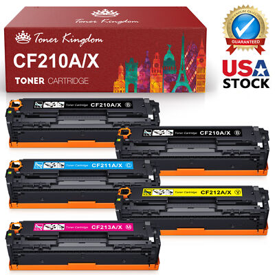 5PK CF210A Toner Cartridge For HP 131A Color Laserjet Pro 200 MFP M276 M251nw