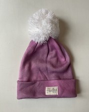 NWT HURLEY Pom Knit Beanie Purple Tie Dye Girls O/S   