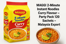 Instant Noodles Curry Flavor MAGGI 2-Minutes (120 packet) - Party Value Buy