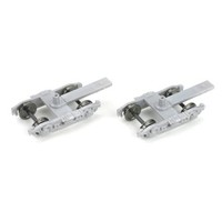 Athearn - Ho Truck, 4-wheel Passenger/silver (2) Athearn - Ho Truck, 4-wheel Passenger/silver (2)