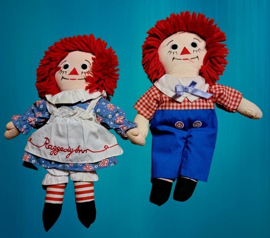 Vintage Raggedy Raggedy Ann Boy Vintage Raggedy Ann And Andy Dolls