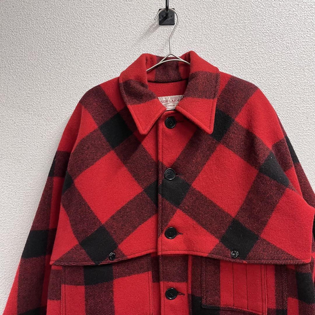 ジャケット・アウター FILSON ITALY MACKINAW WOOL BOMBER JACKET Filson CCC Wool Bomber 20263385 Marsh Olive Dark Army Jacket