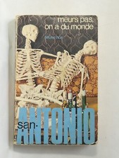 Vintage French Book Meurs Pas, on a du Monde By San-Antonio 1980, Fleuve Noir